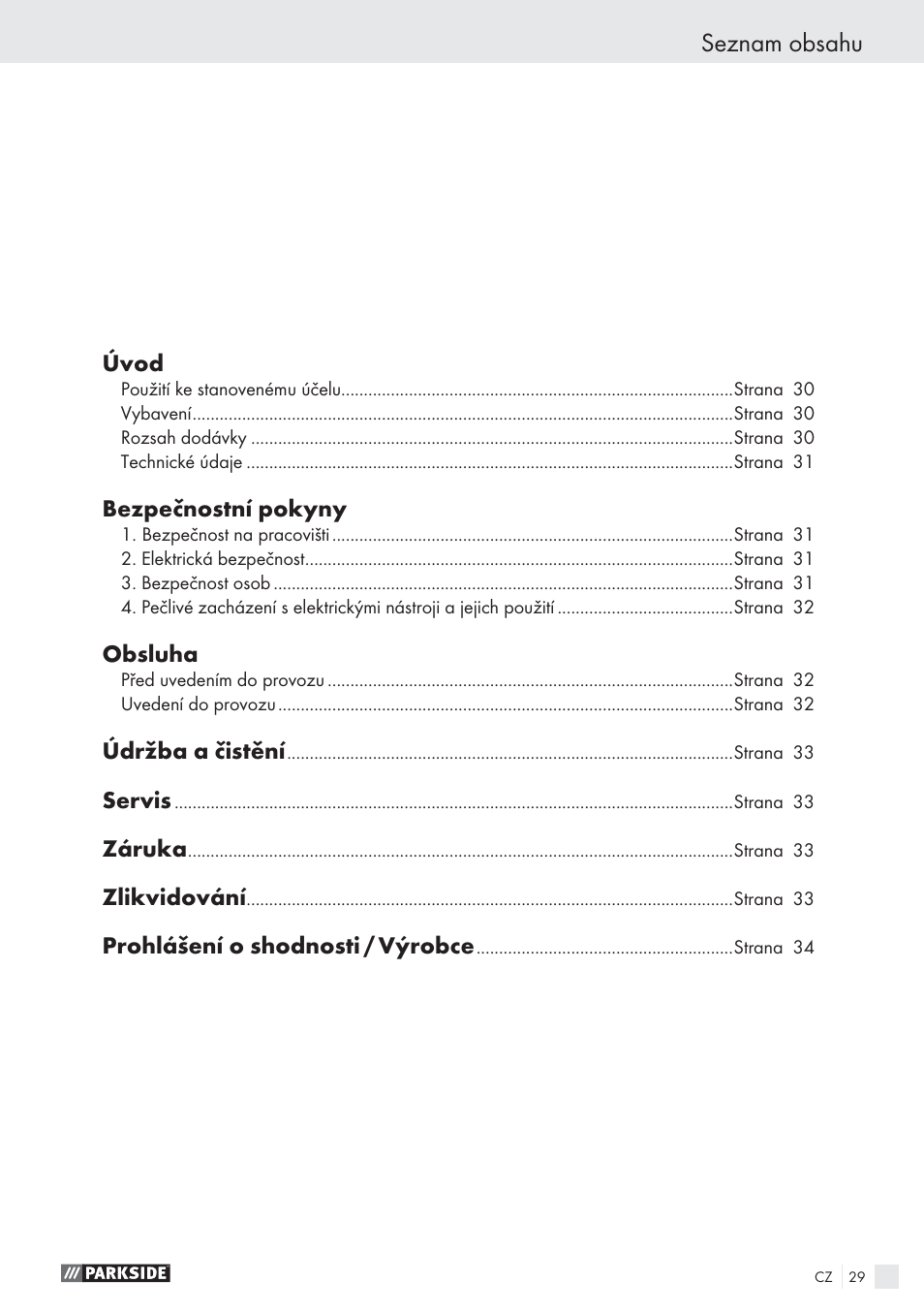 Parkside PHP 500 A1 User Manual | Page 28 / 46