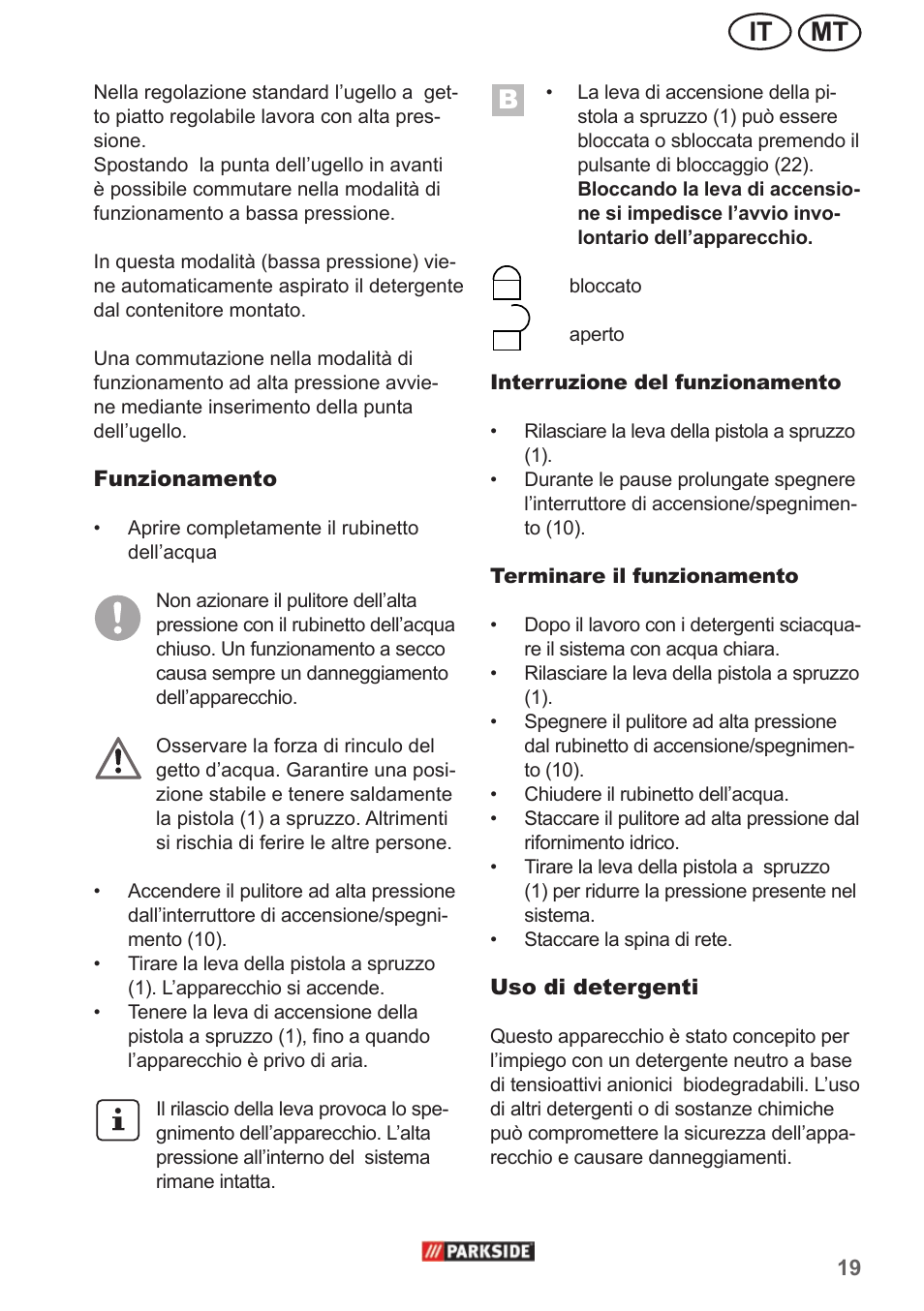 Mt it | Parkside PHD 150 A1 User Manual | Page 19 / 58