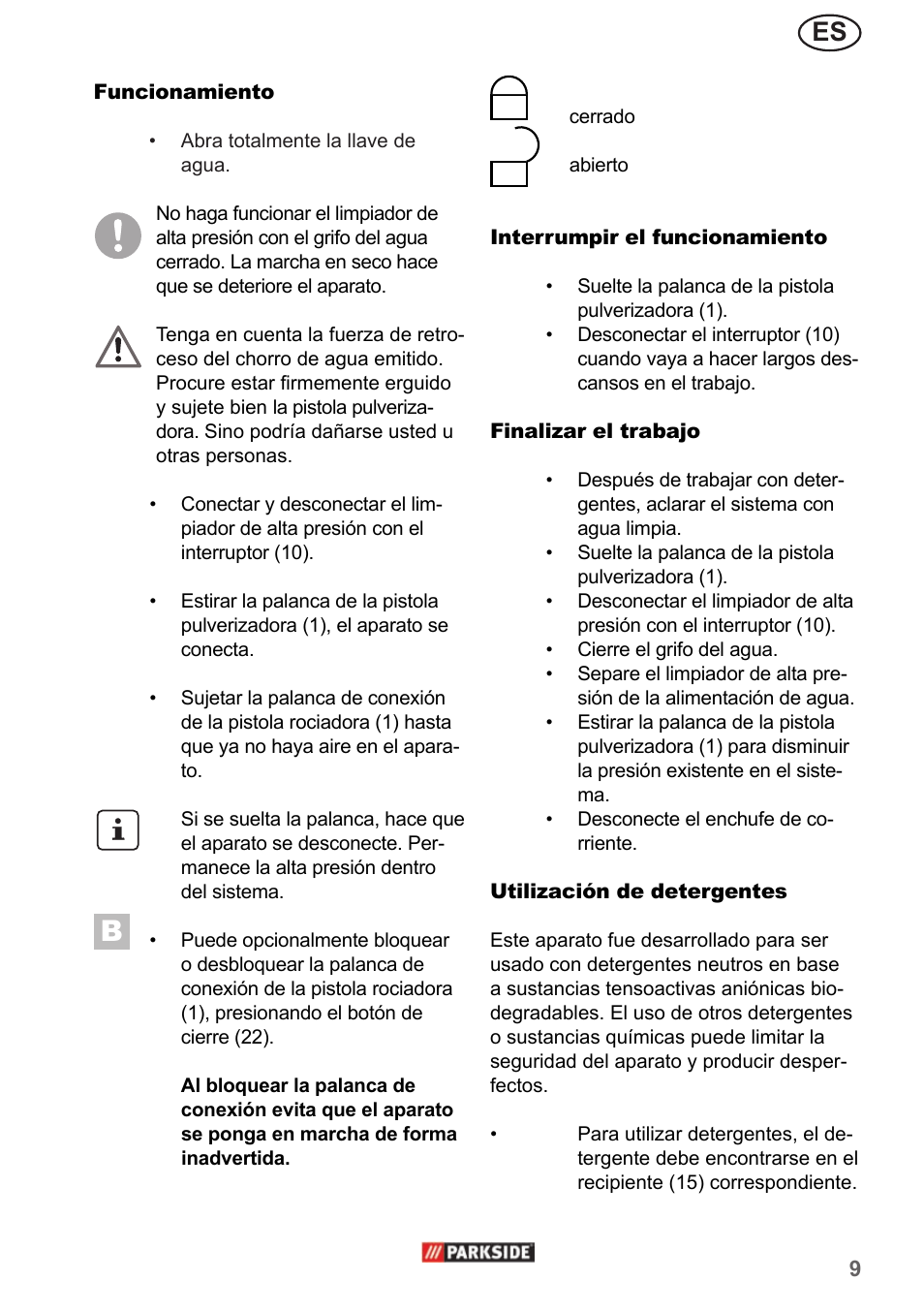 Parkside PHD 150 A1 User Manual | Page 9 / 58