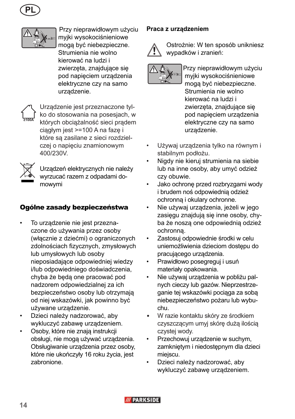 Parkside PHD 150 A1 User Manual | Page 14 / 78