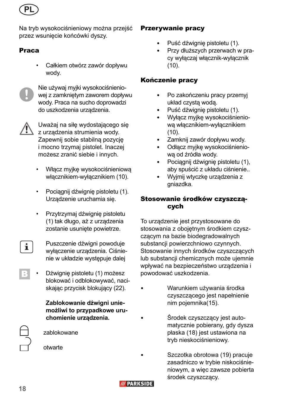 Parkside PHD 150 A1 User Manual | Page 18 / 78