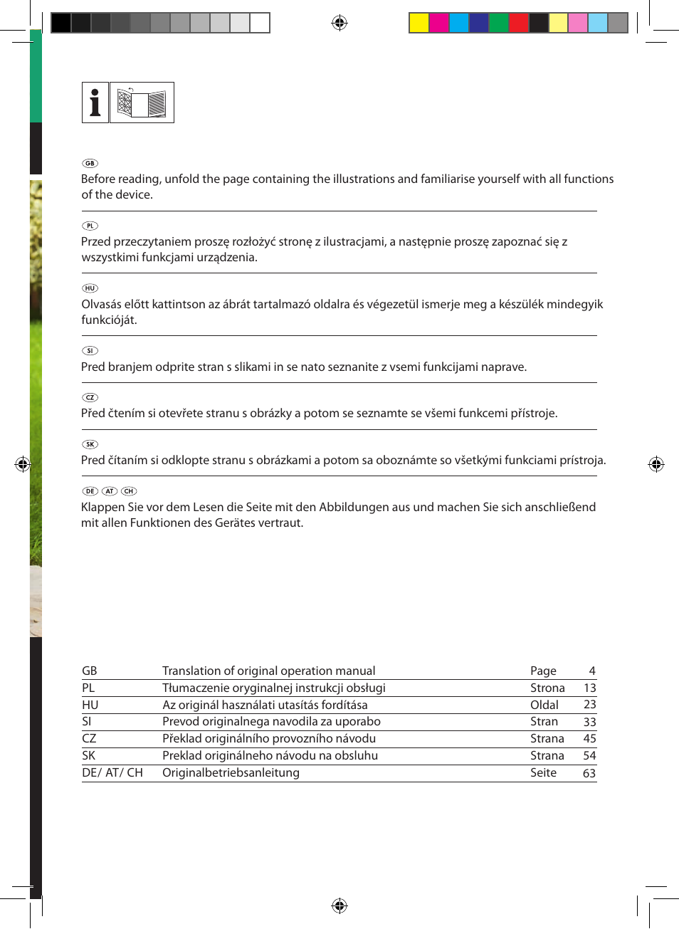 Parkside PHD 150 A1 User Manual | Page 2 / 78