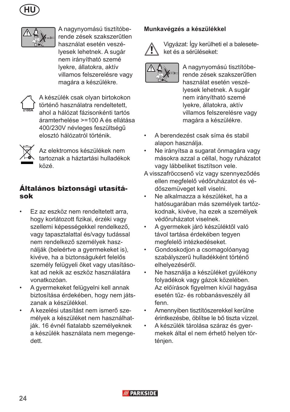 Parkside PHD 150 A1 User Manual | Page 24 / 78