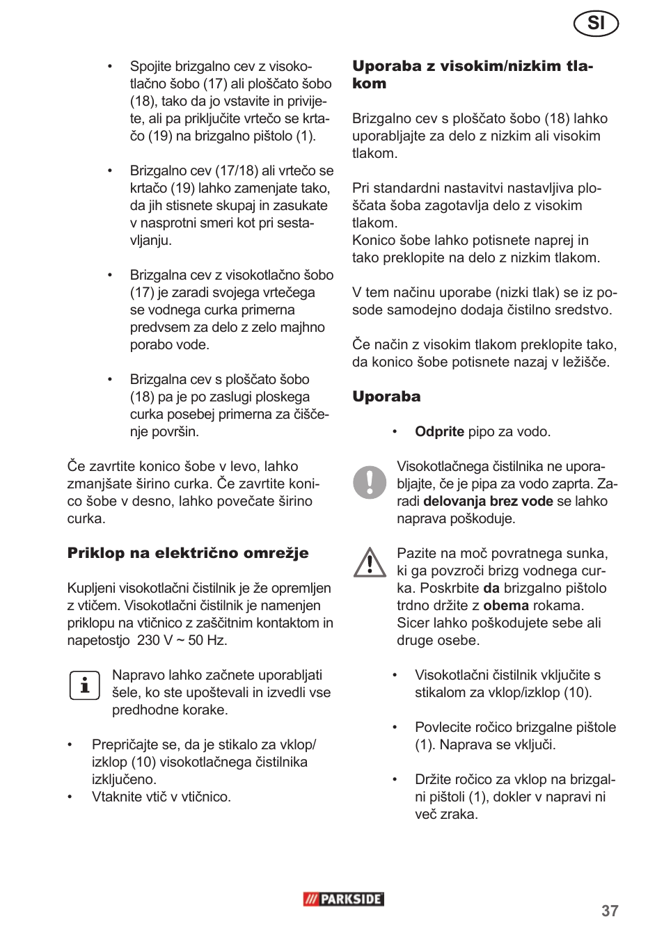 Parkside PHD 150 A1 User Manual | Page 37 / 78