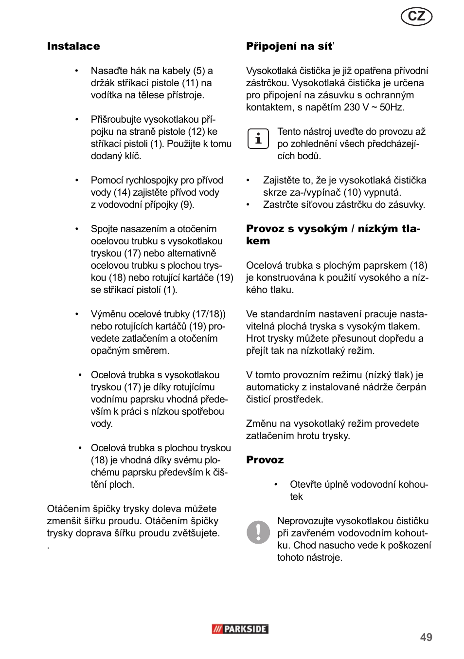 Parkside PHD 150 A1 User Manual | Page 49 / 78