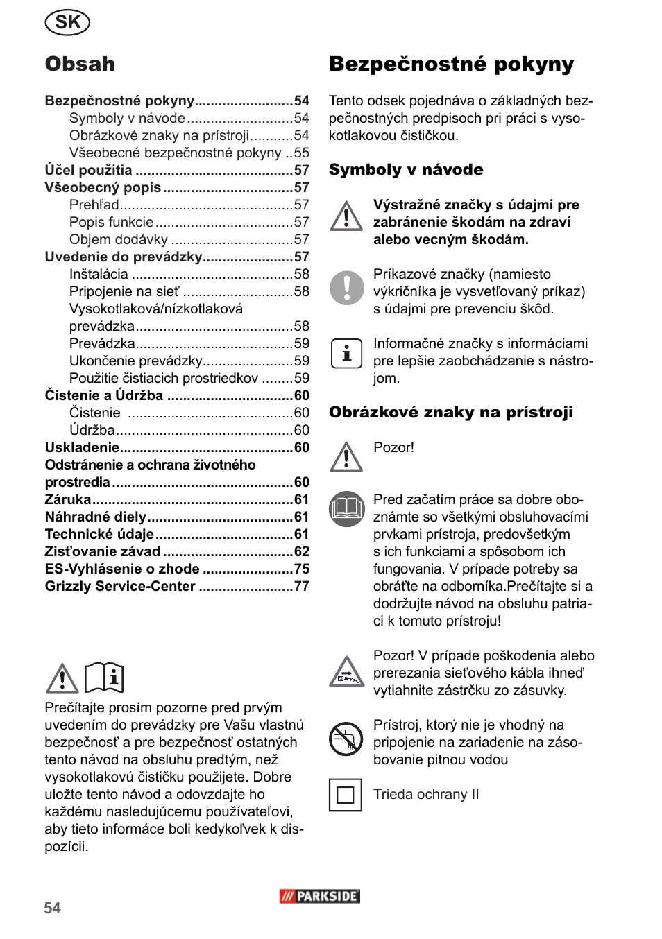 Parkside PHD 150 A1 User Manual | Page 54 / 78