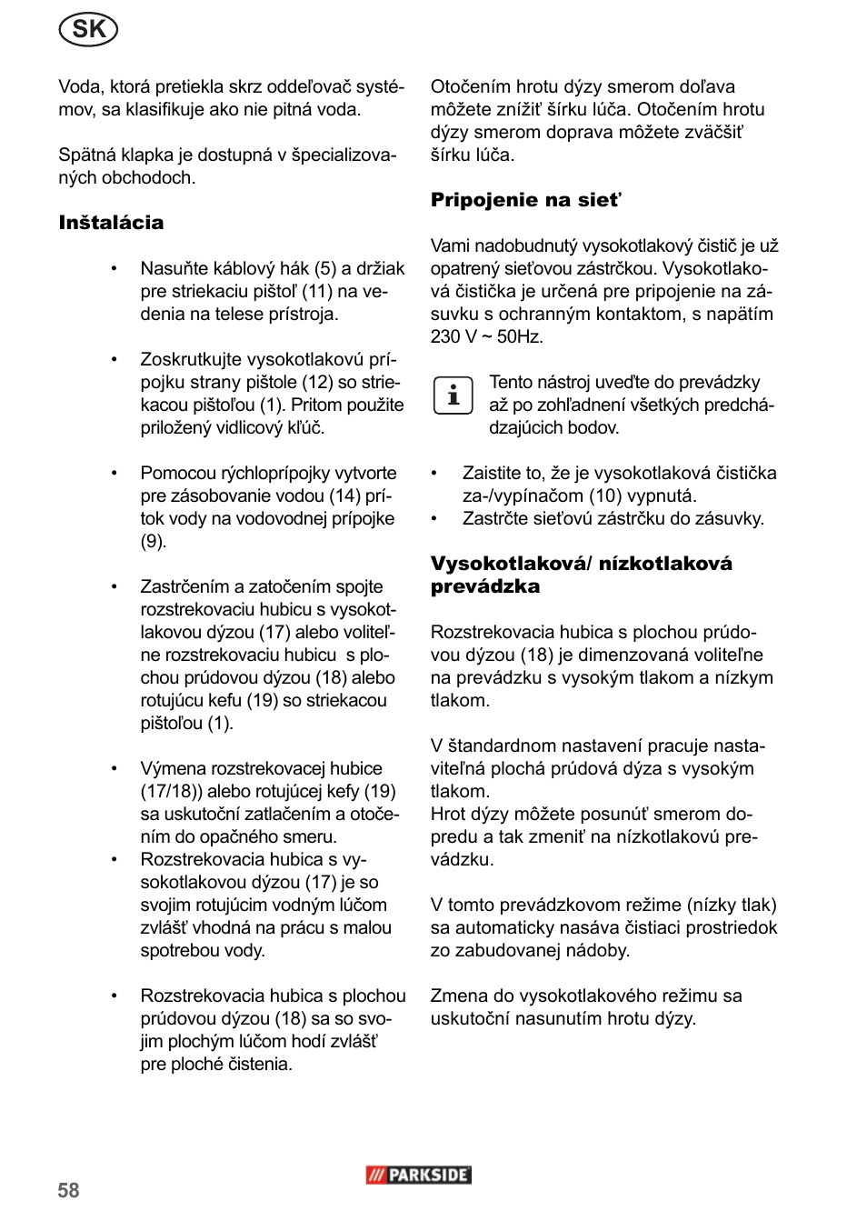 Parkside PHD 150 A1 User Manual | Page 58 / 78