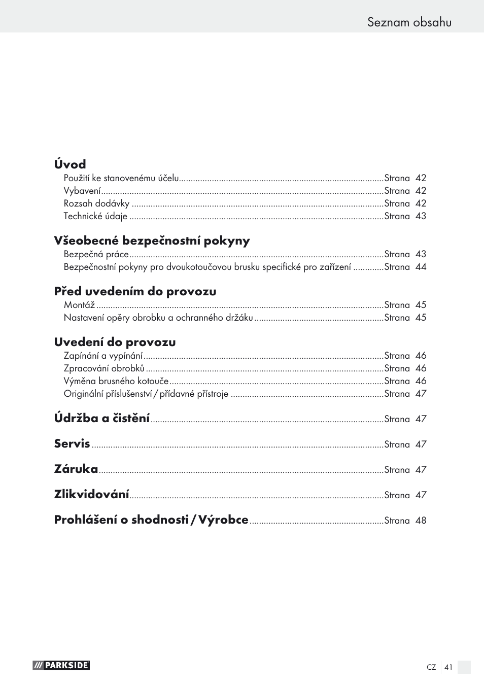 Parkside PDOS 200 A1 User Manual | Page 41 / 66