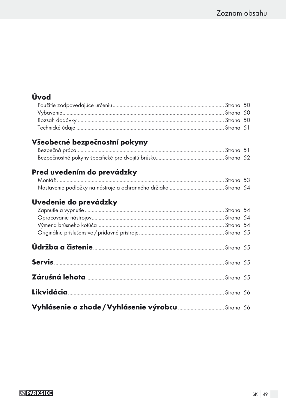 Parkside PDOS 200 A1 User Manual | Page 49 / 66