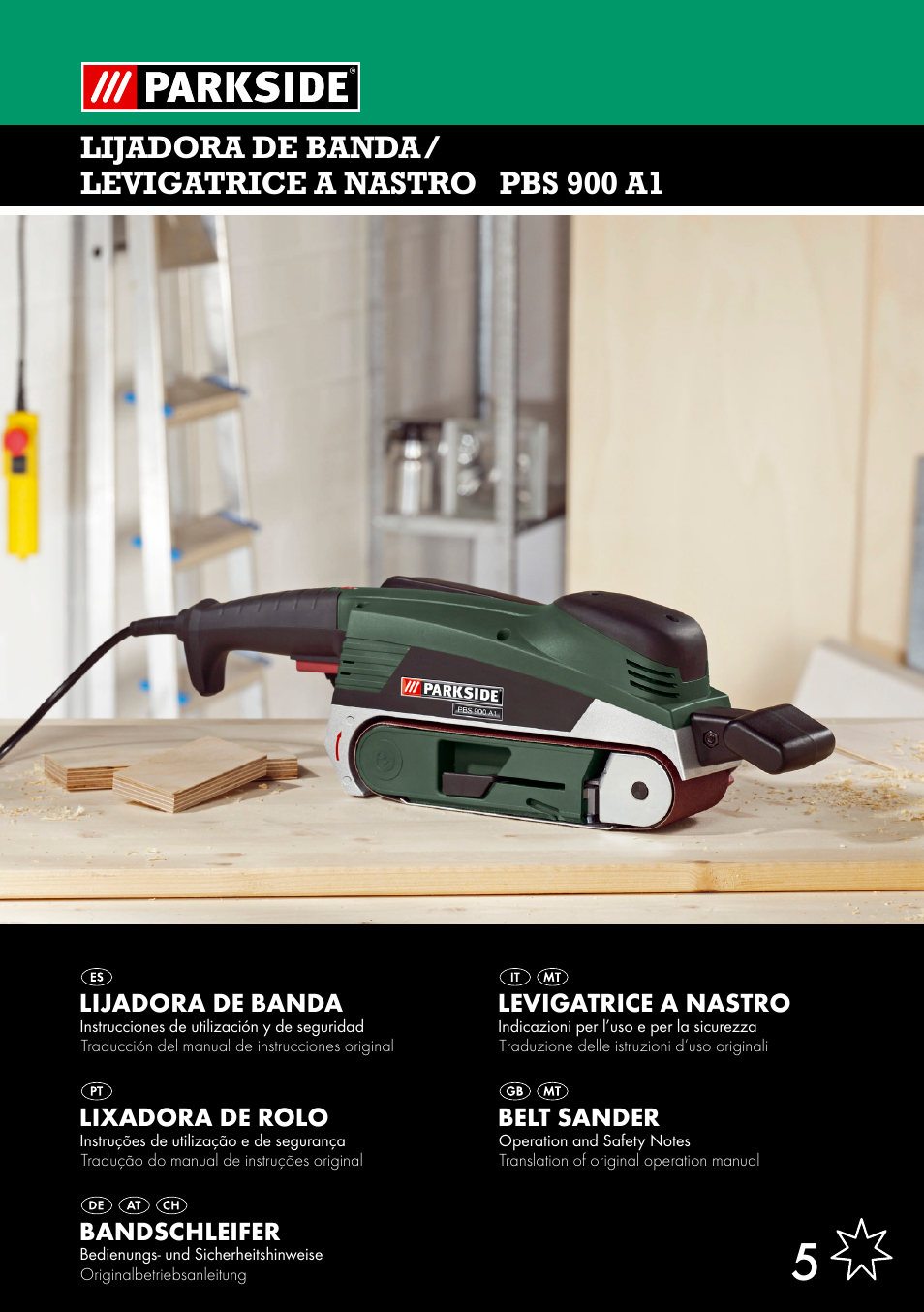 Parkside PBS 900 A1 User Manual | 55 pages