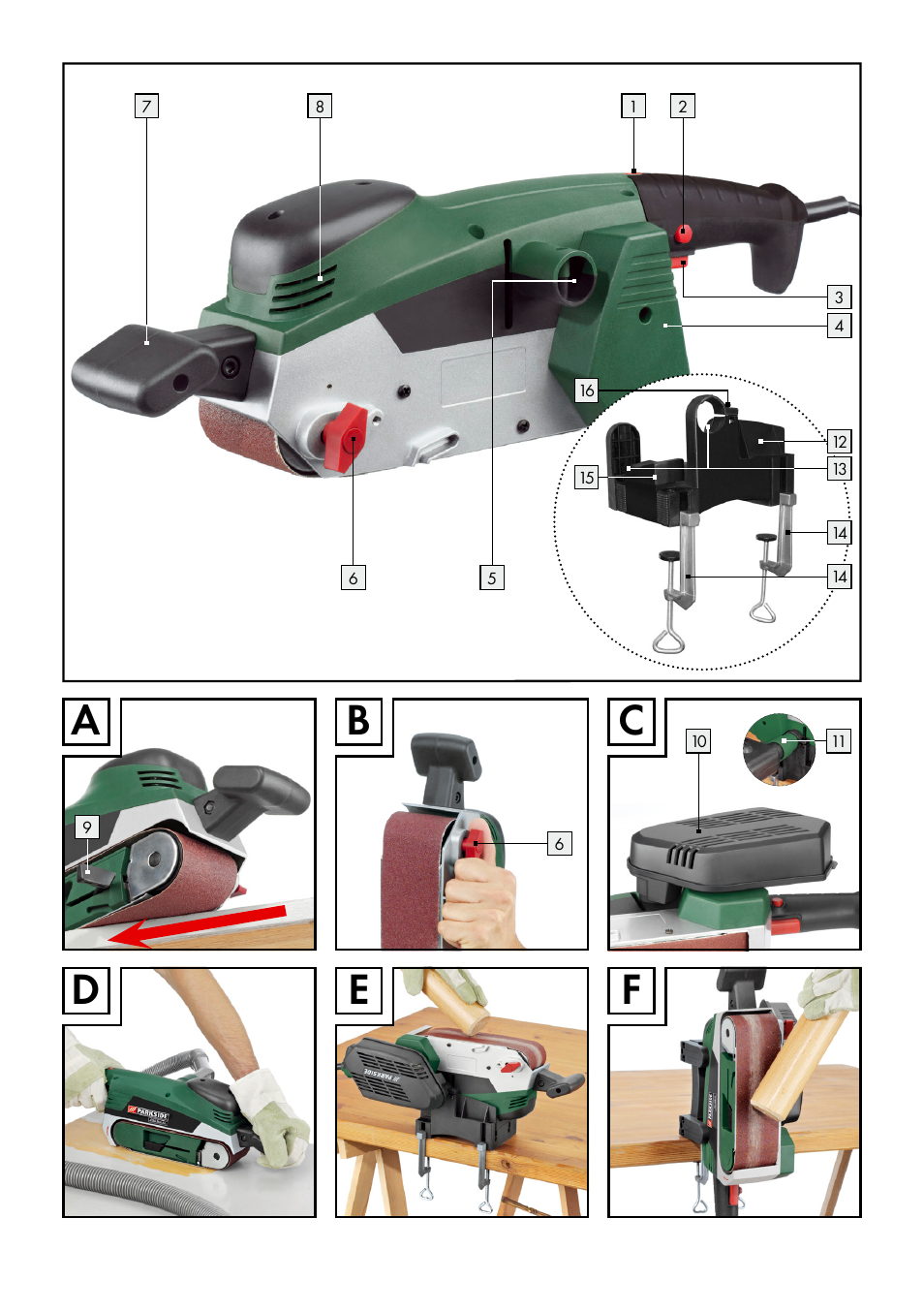Parkside PBS 900 A1 User Manual | Page 3 / 79