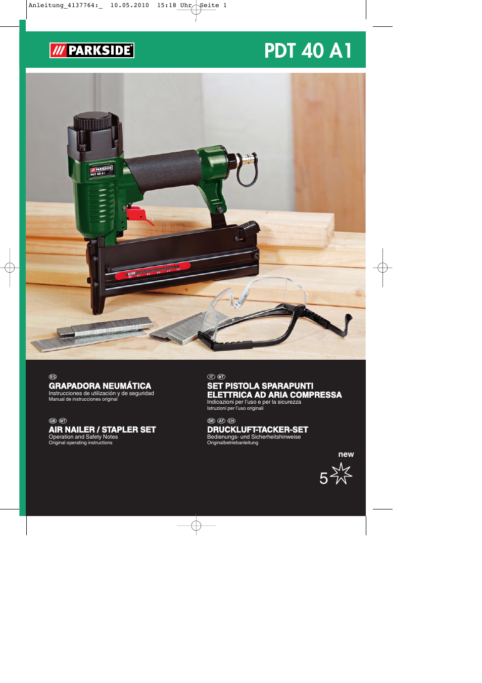 Parkside PDT 40 A1 User Manual | 56 pages