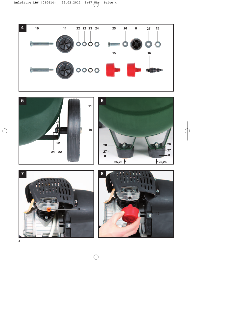 Parkside PKO 400 A1 User Manual | Page 4 / 20
