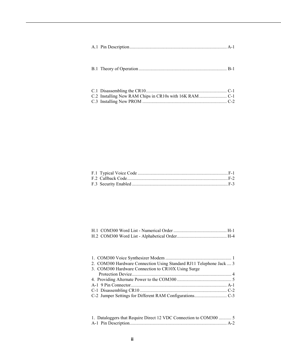 Campbell Scientific COM300 Voice Communication Modem User Manual | Page 4 / 40