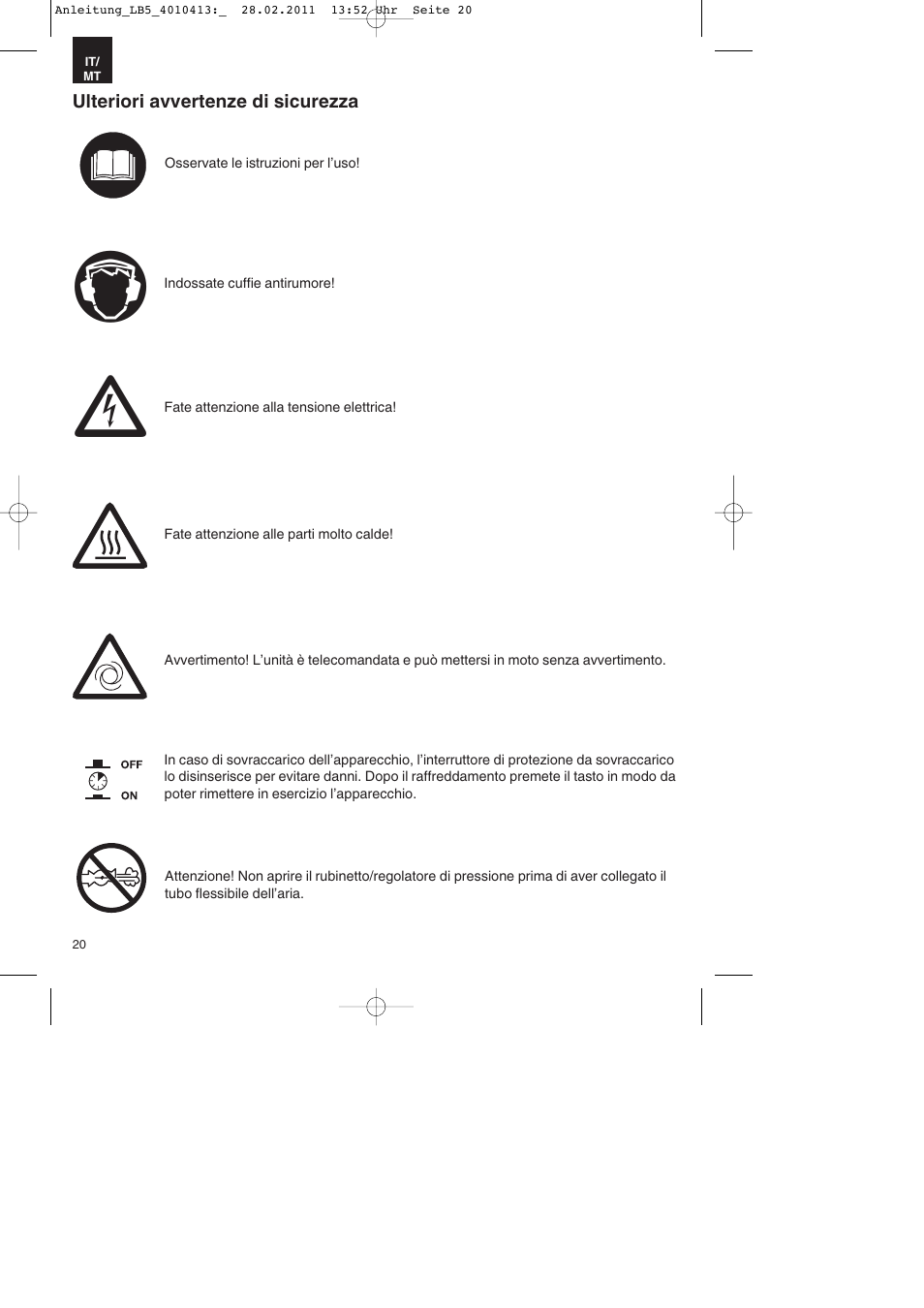 Parkside PKO 400 A1 User Manual | Page 20 / 72