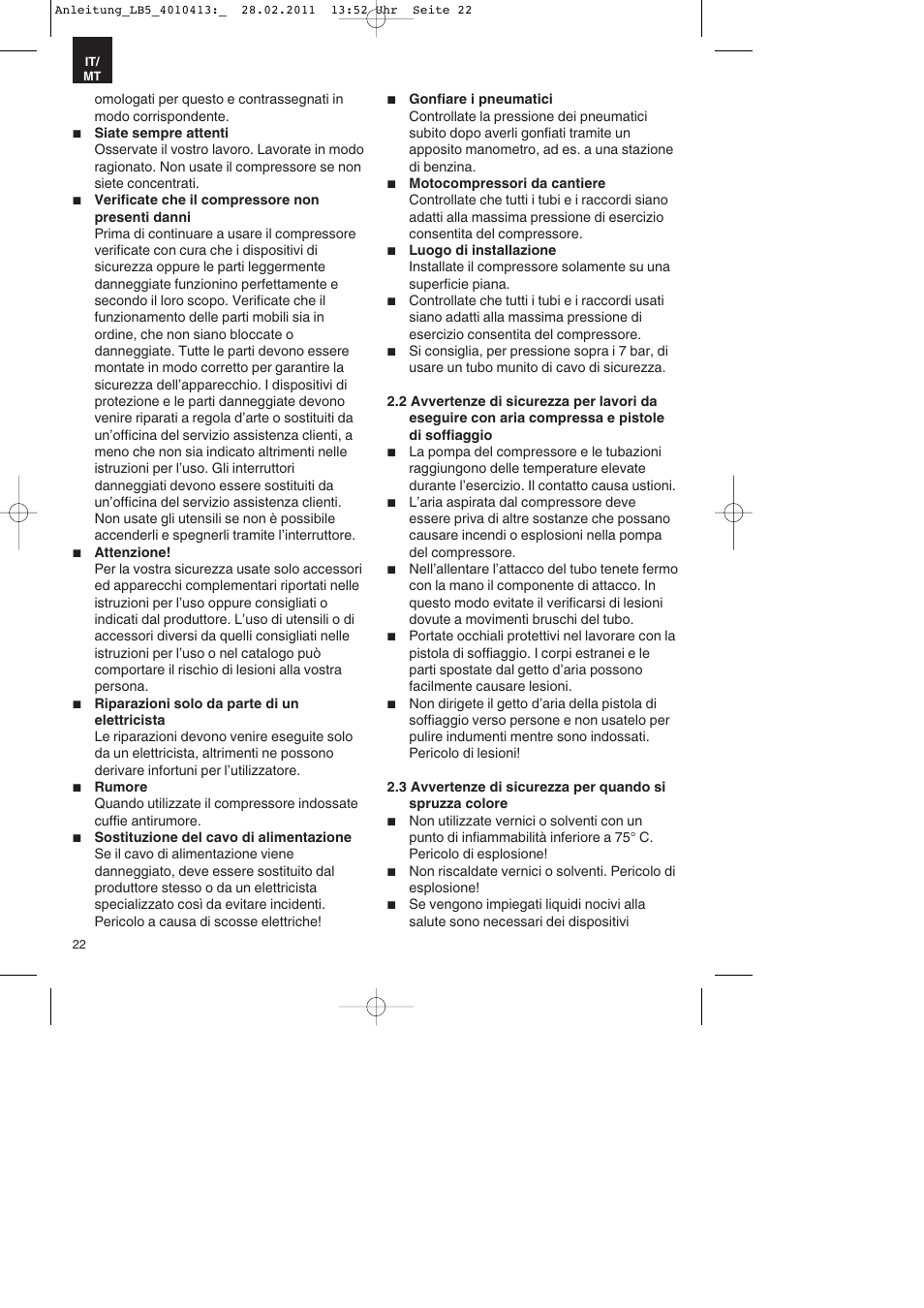 Parkside PKO 400 A1 User Manual | Page 22 / 72