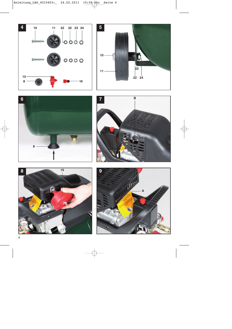 Parkside PKO 270 B2 User Manual | Page 4 / 96