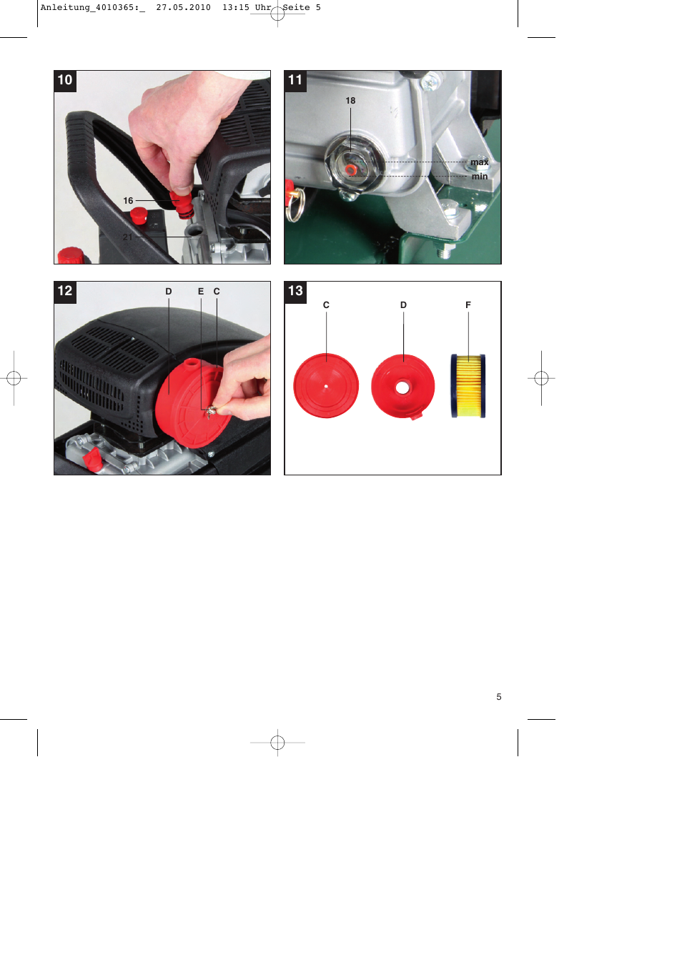 Parkside PKO 270 A1 User Manual | Page 5 / 20