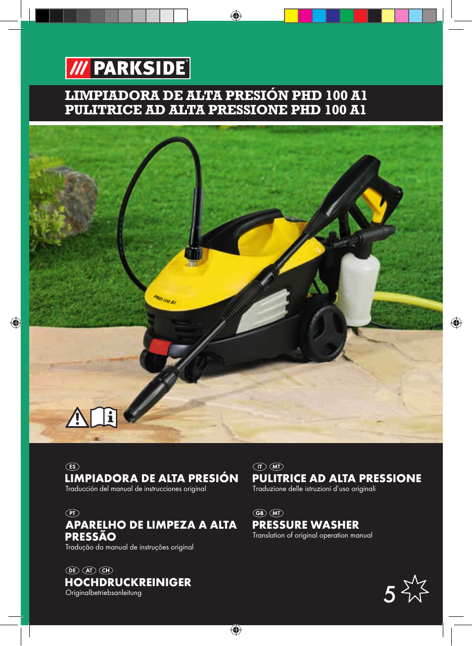 Parkside PHD 100 A1 User Manual | 58 pages