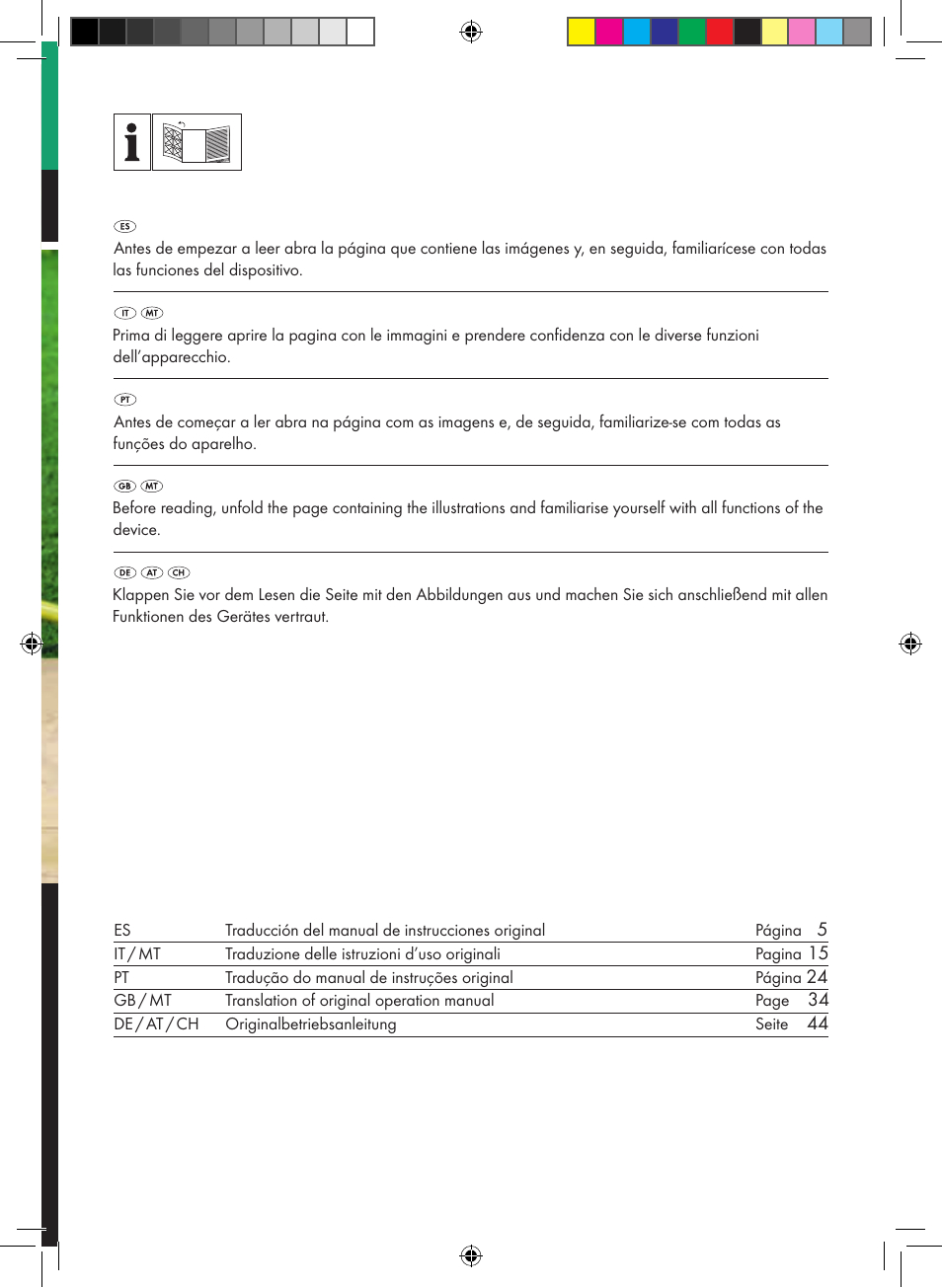 Parkside PHD 100 A1 User Manual | Page 2 / 58