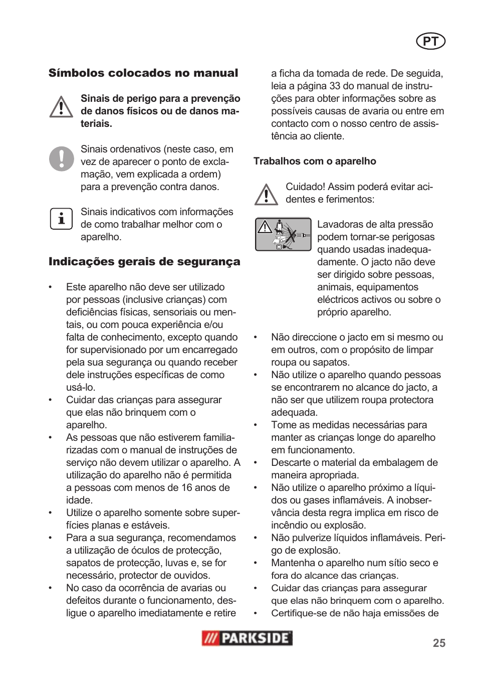 Parkside PHD 100 A1 User Manual | Page 25 / 58