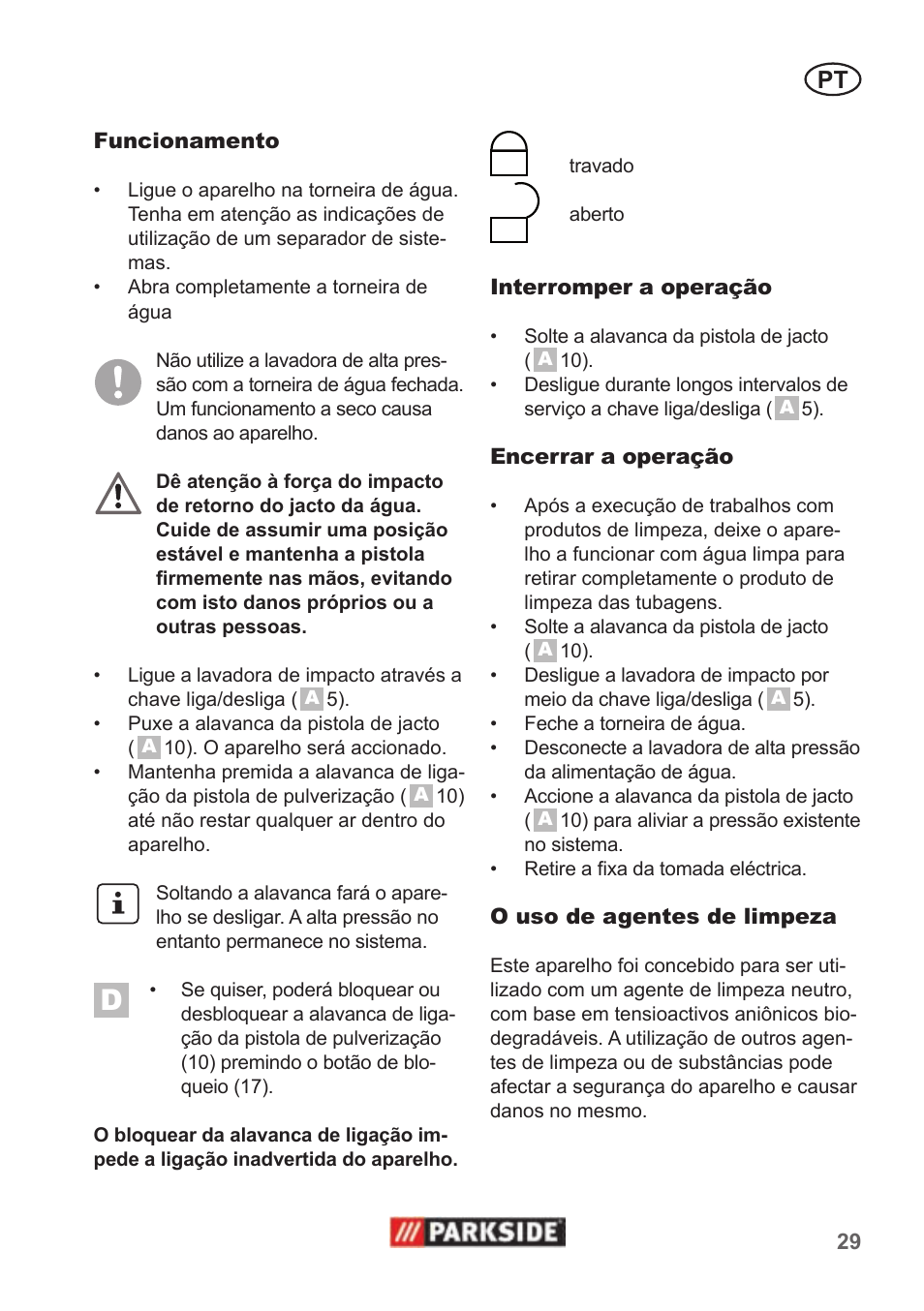 Parkside PHD 100 A1 User Manual | Page 29 / 58