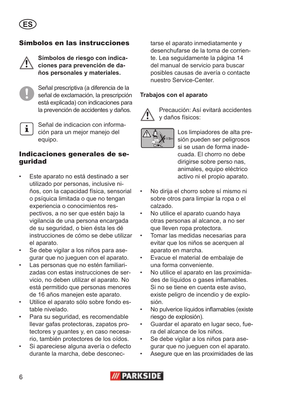 Parkside PHD 100 A1 User Manual | Page 6 / 58