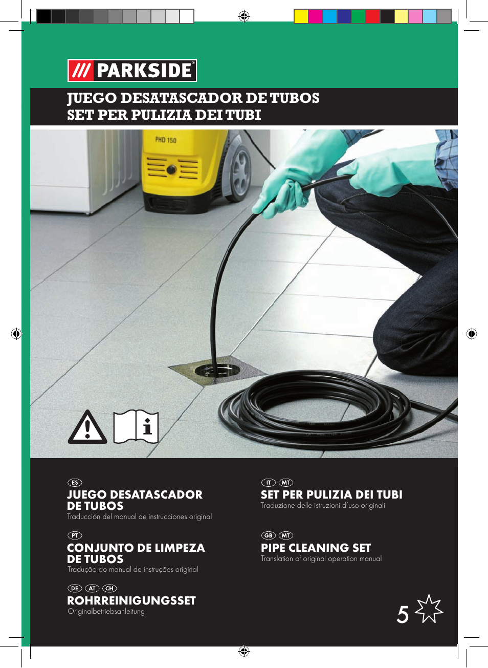 Parkside Pipe Cleaning Set User Manual | 22 pages