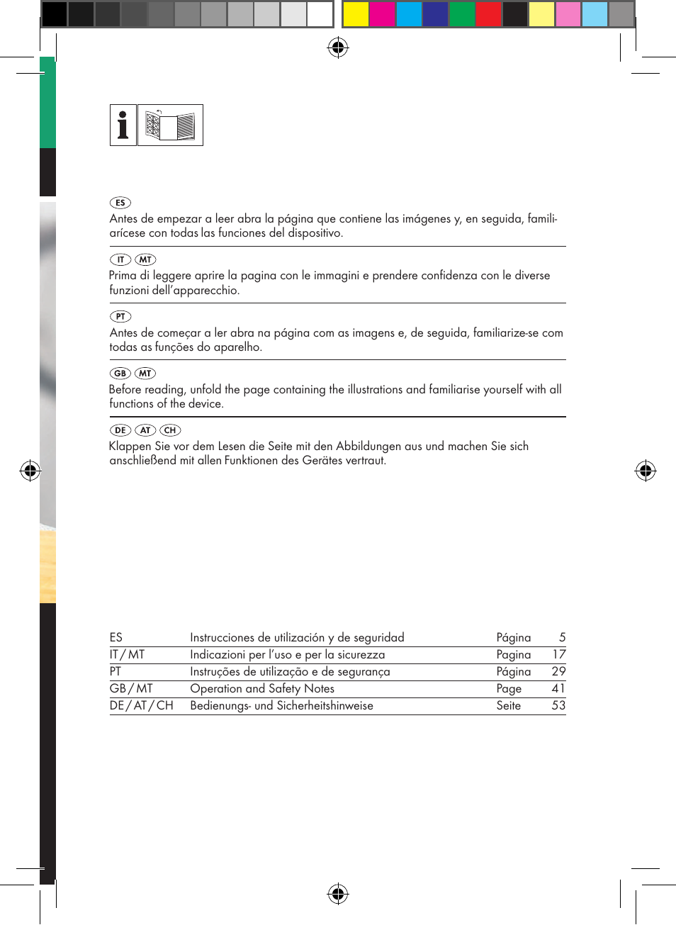 Parkside PDSP 1000 A1 User Manual | Page 2 / 65