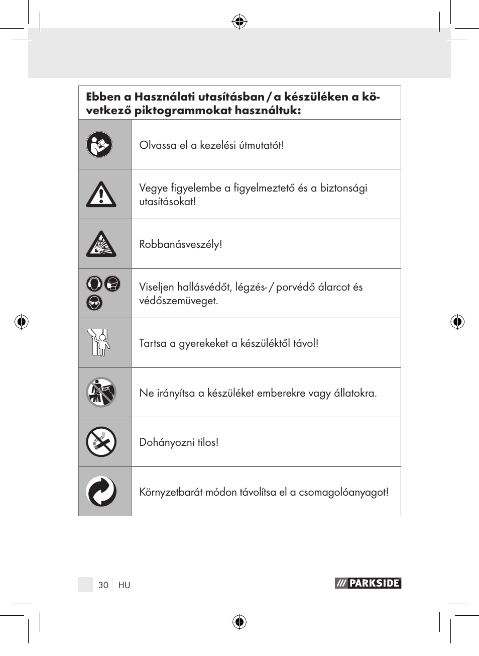 Parkside PDSP 1000 A1 User Manual | Page 30 / 89