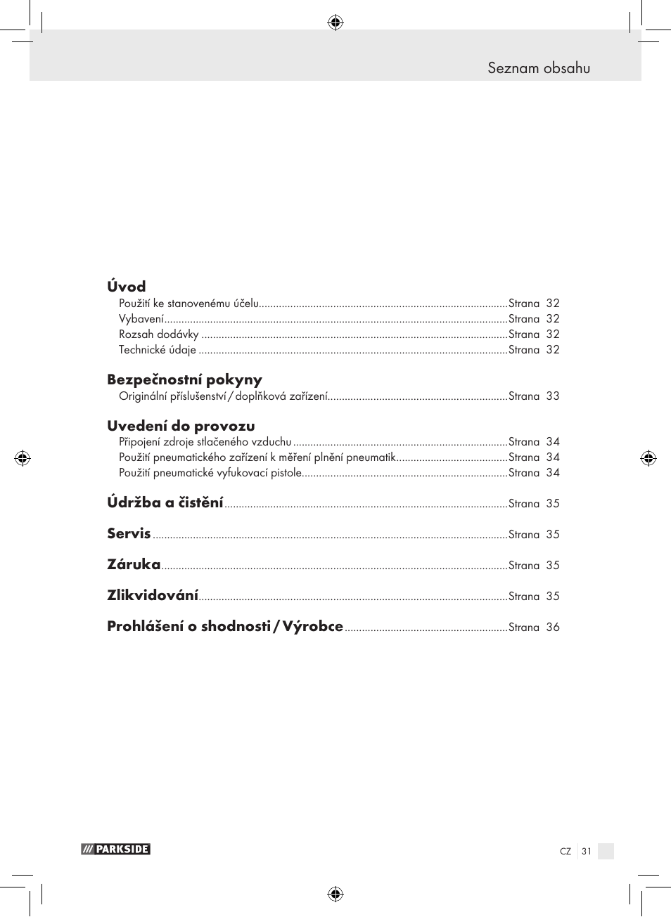 Parkside PDSS A1 User Manual | Page 31 / 49