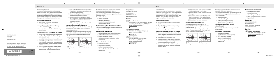 Parkside PBZS 20 A1 User Manual | Page 2 / 2