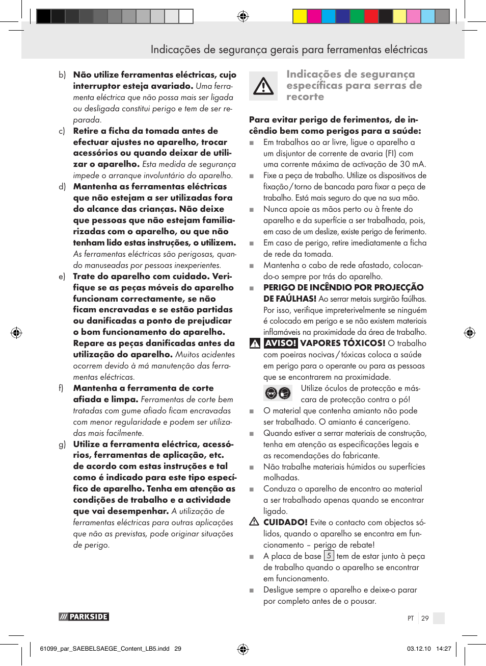 Parkside PFS 710 A1 User Manual | Page 29 / 52