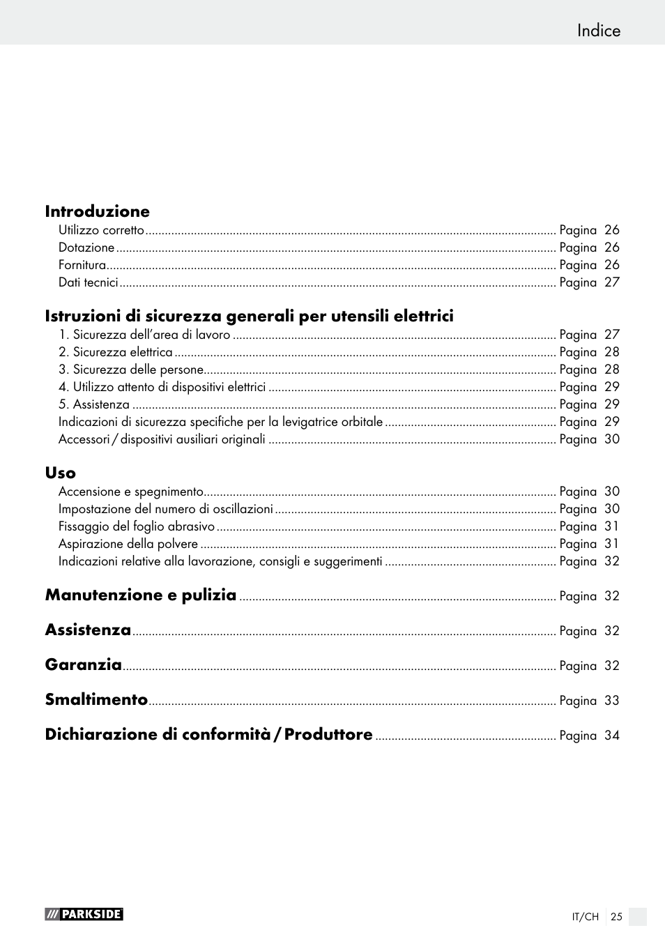 Déclaration de conformité / fabricant indice | Parkside PSS 250 A1 User Manual | Page 25 / 44