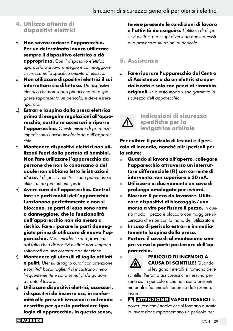 Parkside PSS 250 A1 User Manual | Page 29 / 44