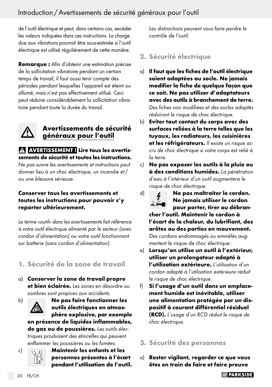 Parkside PABS 18-Li B2 User Manual | Page 20 / 52