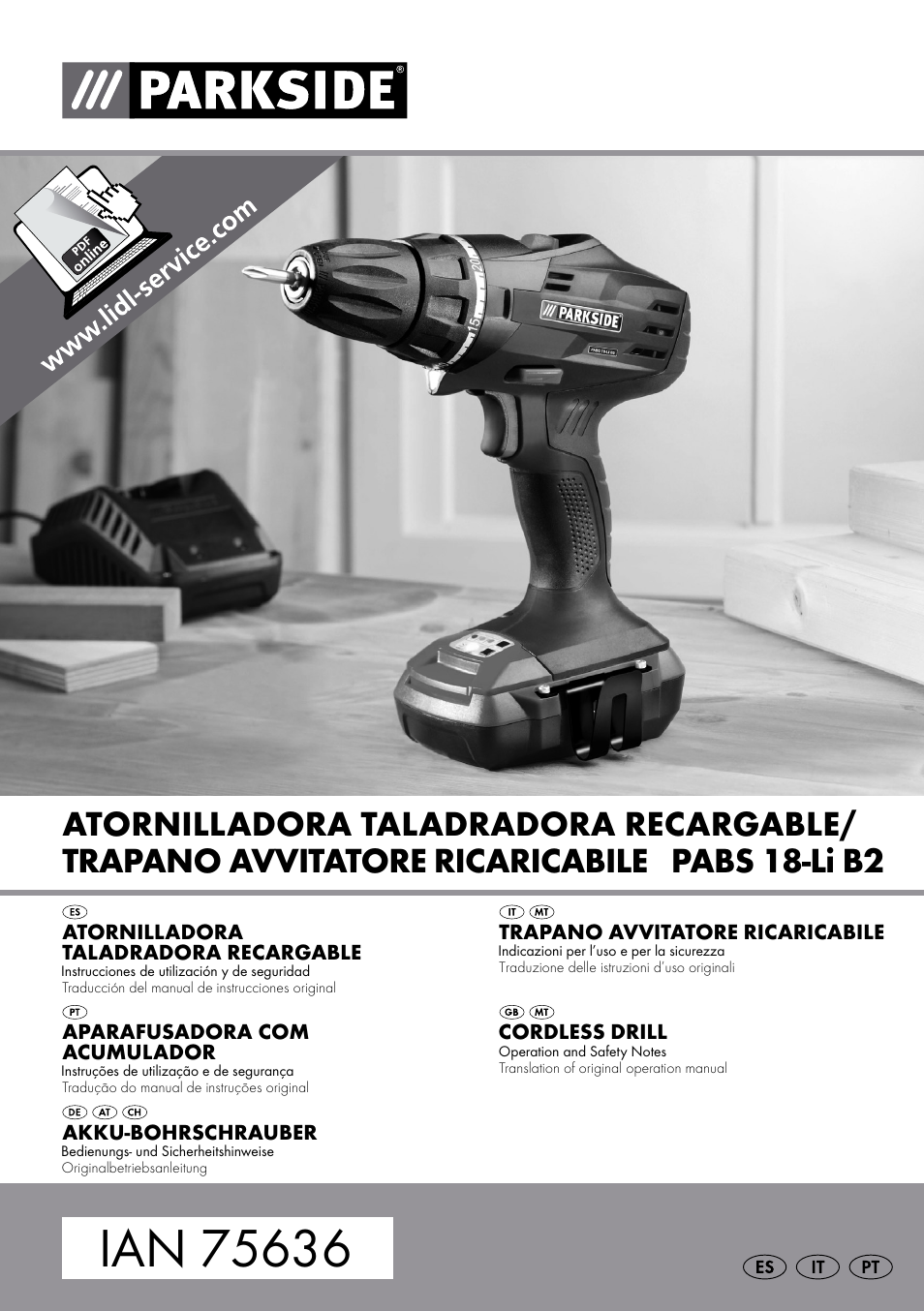 Parkside PABS 18-Li B2 User Manual | 64 pages