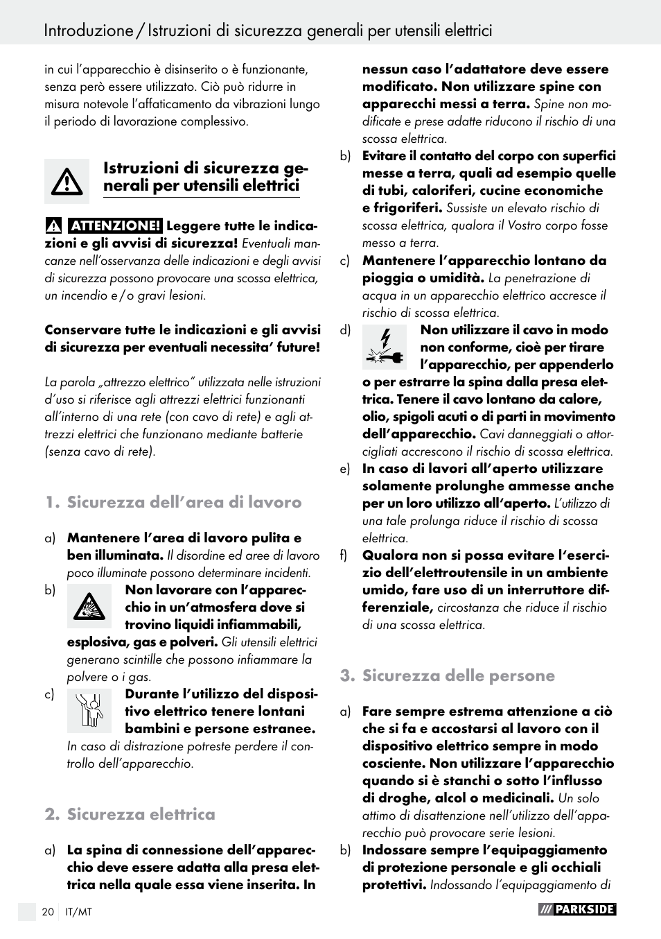 Parkside PABS 18-Li B2 User Manual | Page 20 / 64