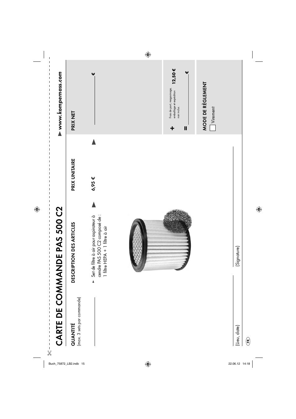 Carte de commande p as 500 c2 | Parkside PAS 500 C2 User Manual | Page 18 / 70