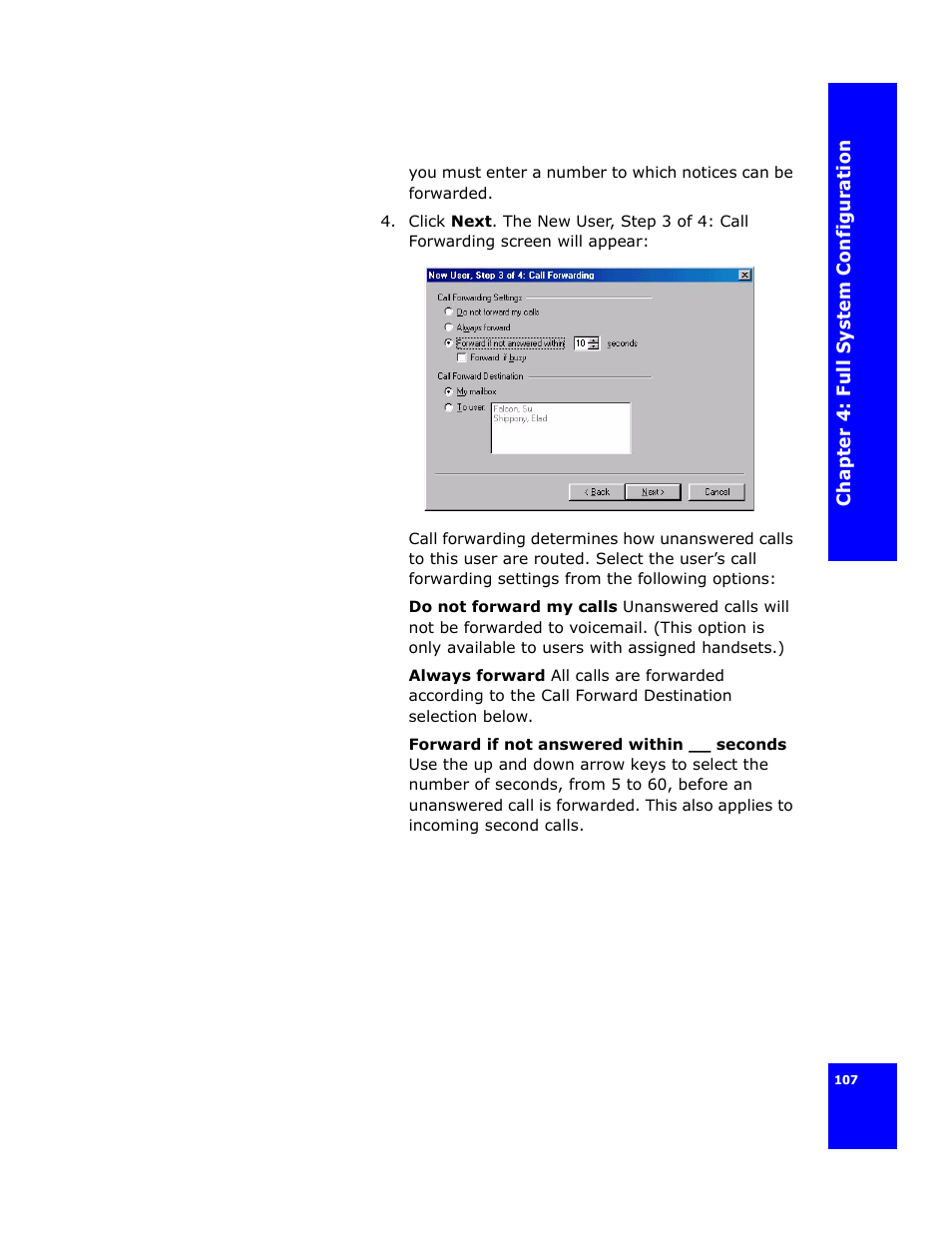 Cygnion CG 2400 User Manual | Page 119 / 246