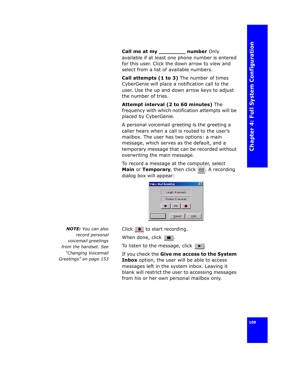 Cygnion CG 2400 User Manual | Page 121 / 246
