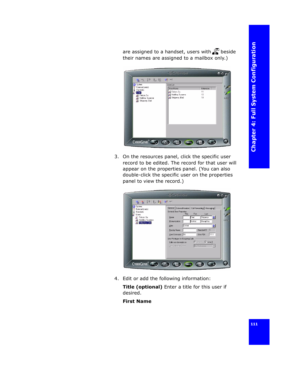 Cygnion CG 2400 User Manual | Page 123 / 246