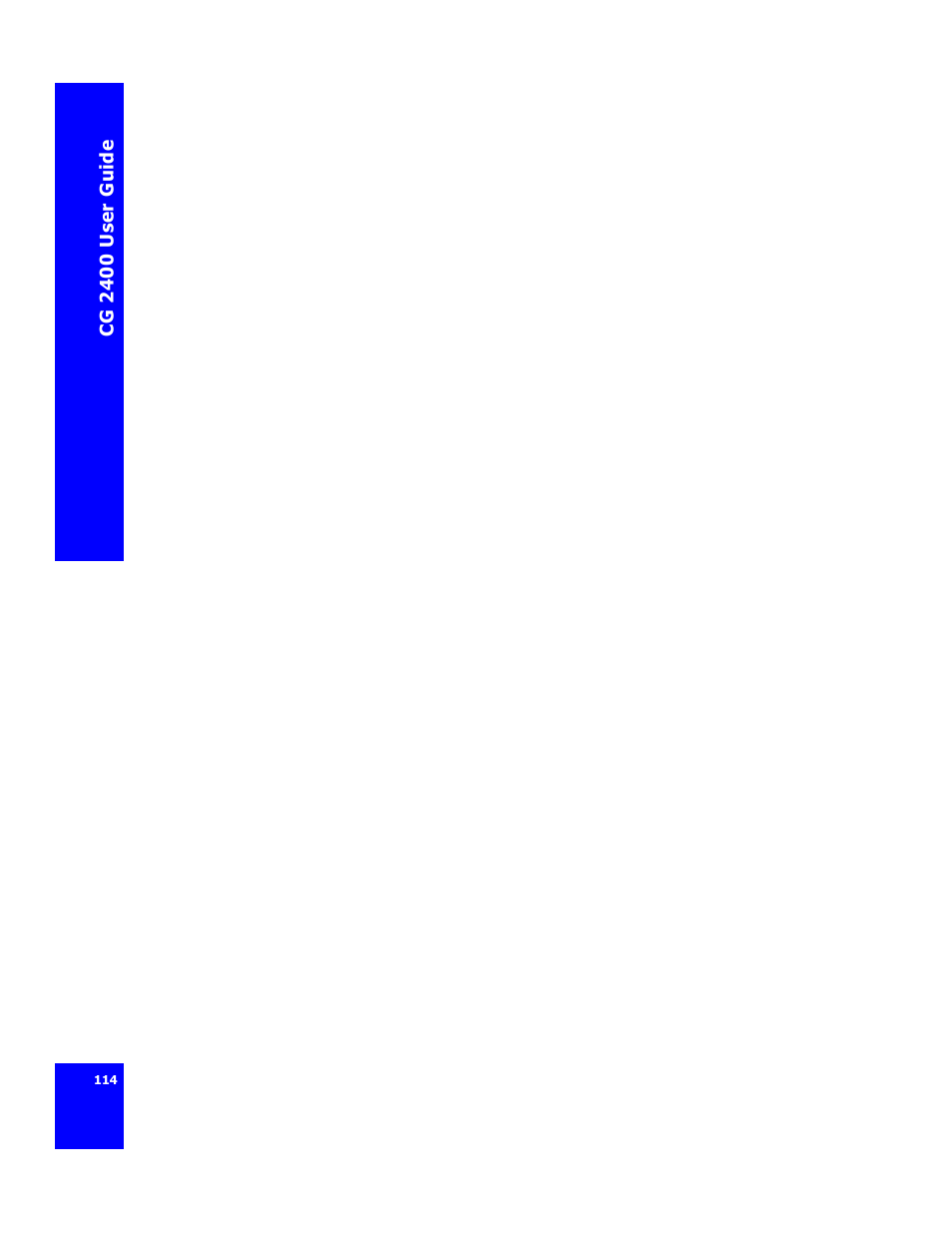 Cygnion CG 2400 User Manual | Page 126 / 246