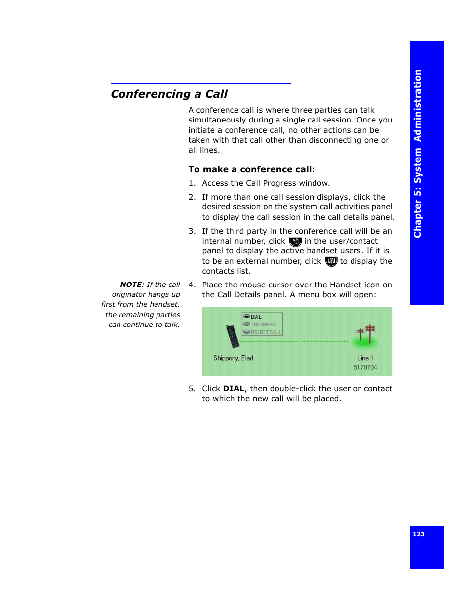 Conferencing a call | Cygnion CG 2400 User Manual | Page 135 / 246
