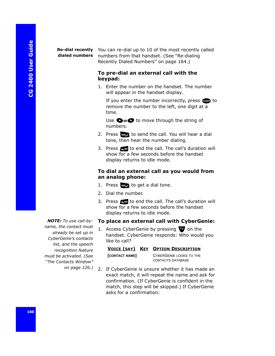 Cg 24 00 us er gui d e | Cygnion CG 2400 User Manual | Page 172 / 246