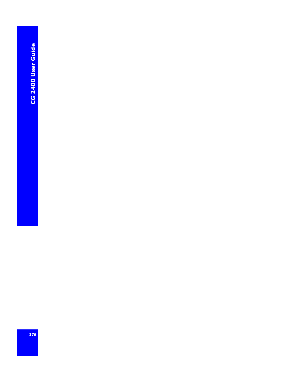 Cygnion CG 2400 User Manual | Page 188 / 246