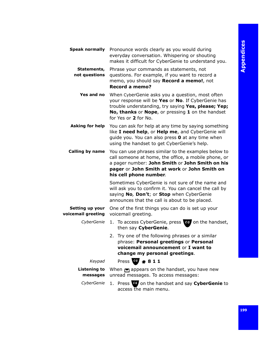 Cygnion CG 2400 User Manual | Page 211 / 246