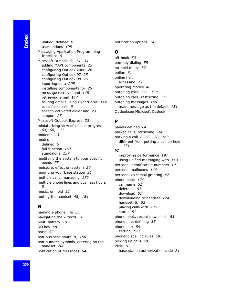 Cygnion CG 2400 User Manual | Page 242 / 246