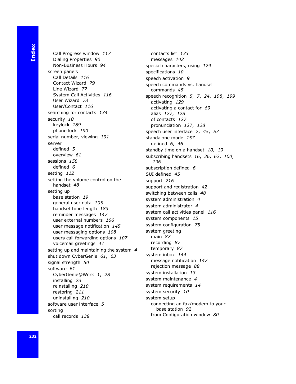 Cygnion CG 2400 User Manual | Page 244 / 246