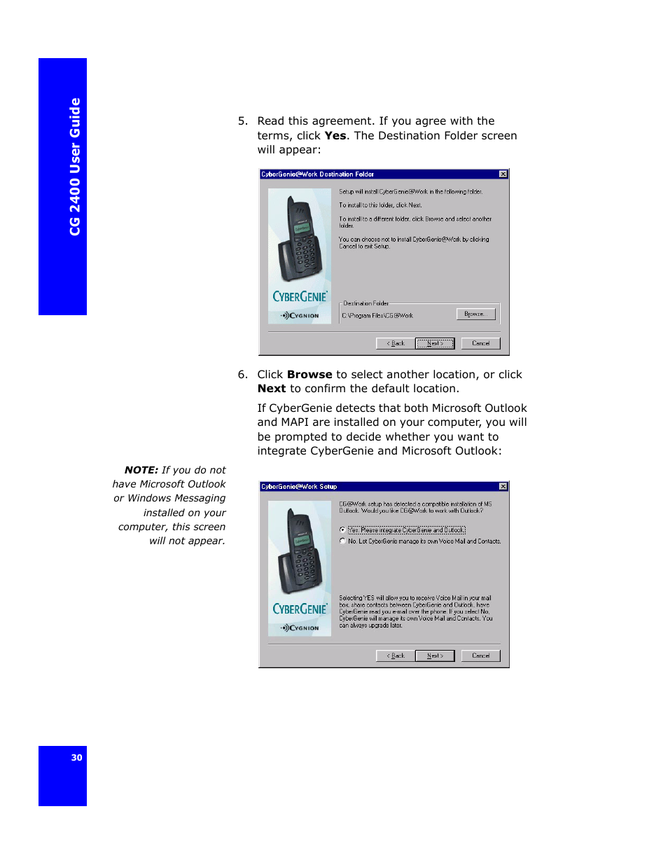 Cygnion CG 2400 User Manual | Page 42 / 246